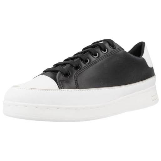 Geox d jaysen, sneaker, black white, 40 eu