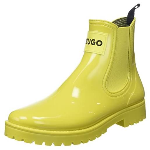 HUGO tabita rain bootie, stivaletti donna, bright yellow735, 40 eu