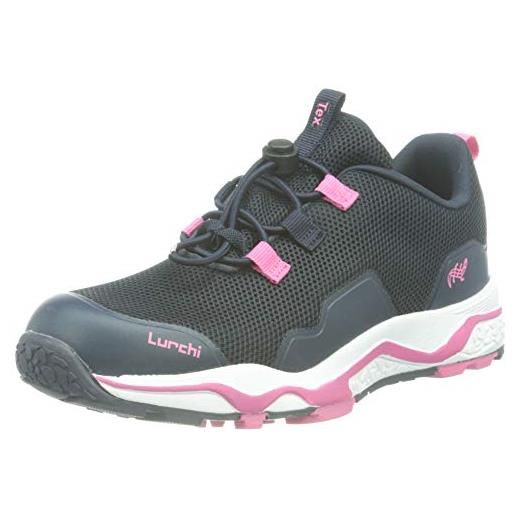 Lurchi lester-symx, scarpe da ginnastica, navy fuchsia, 32 eu