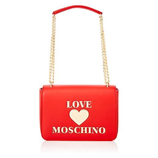 Love Moschino pre collezione autunno inverno 2021, Love Moschino, borsa a spalla da donna, pre collezione autunno inverno 2021 donna, rosso, taglia unica