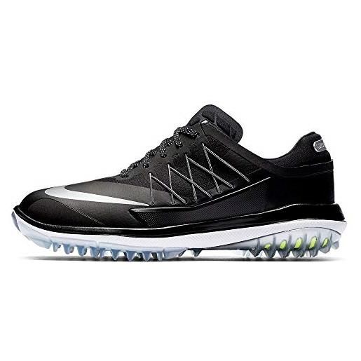 Nike lunar control vapor, scarpe da golf donna, nero (black/metallic silver/white), 38.5 eu
