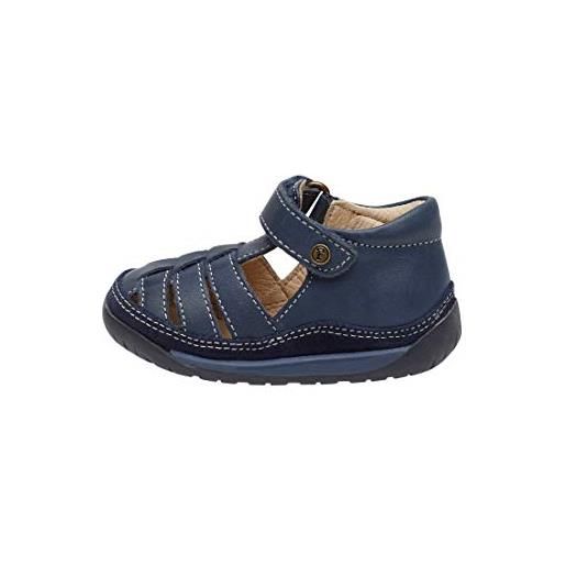 Falcotto laguna vl-scarpa semiaperta in pelle blu 18