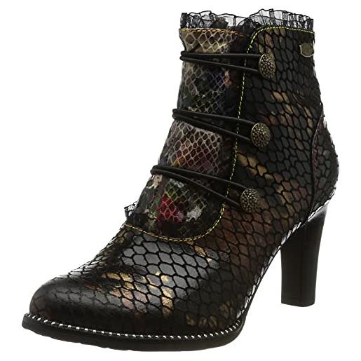 LAURA VITA alcbaneo 130, stivaletti donna, (noir noir), 40 eu