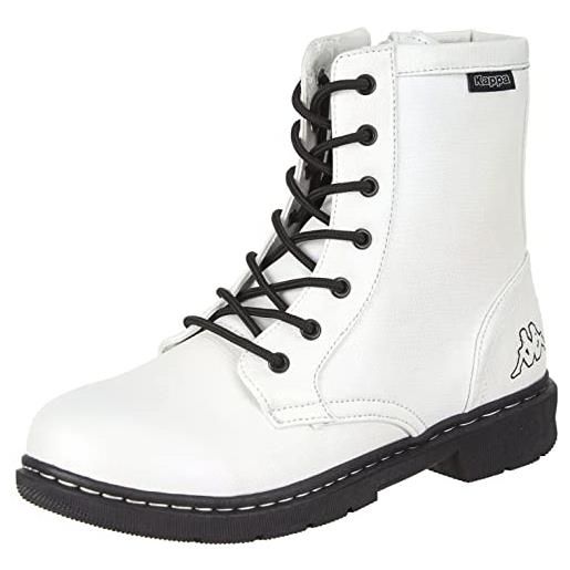 Kappa deenish, scarpe da ginnastica unisex-adulto, bianco pietra, 39 eu