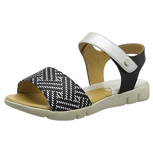 Padders fuchsia, sandali a punta aperta donna, nero (black combi 38), 40 eu x-larga