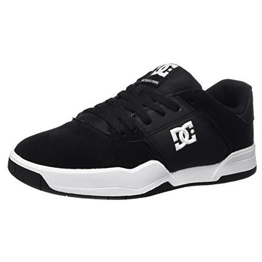 DC Shoes central, scarpe da skateboard uomo, nero (black/white bkw), 45 eu