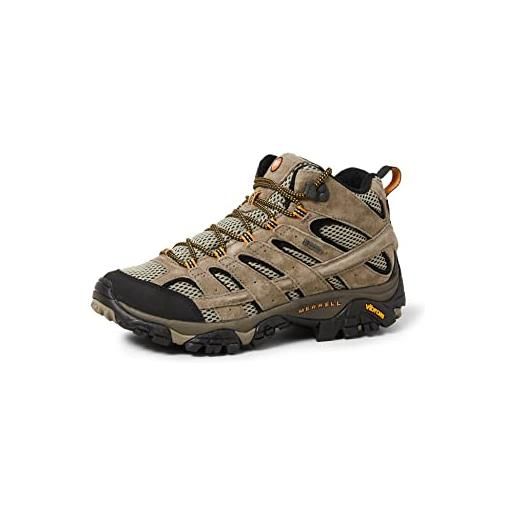 Merrell moab 2 mid gtx, scarpe da passeggio uomo, black, 42 eu