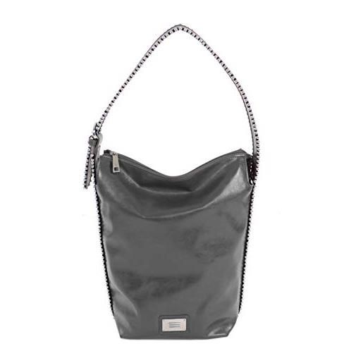 Eferri bolso shopper arezzo, borsa da spiaggia donna, grigio, 32x37x13 cm