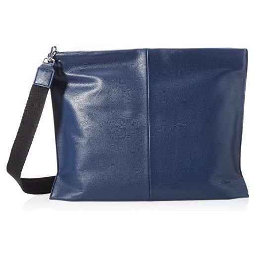 s.Oliver women's 201.10.103.30.300.2064455. Chiara satchel bag, dark blue, l x b x h: 44,0 x 1,0 x 34,0 cm