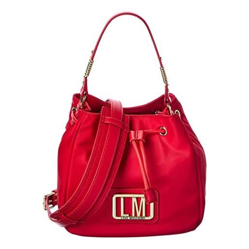 Love Moschino collezione autunno inverno 2021, borsa a spalla donna, rosso, taglia unica