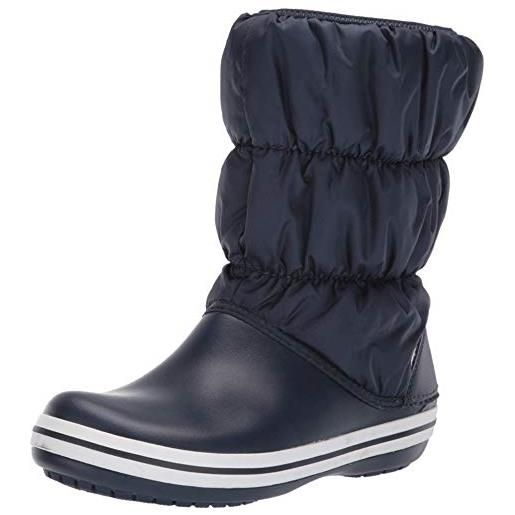 Crocs winter puff boot w, stivali, donna, nero (bkch), 37.5