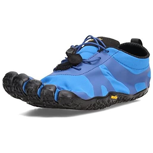 Vibram v-alpha, scarpe da ginnastica uomo, blu/nero, 44 eu