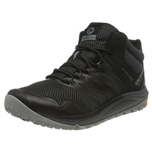 Merrell nova 2 mid gtx, scarpe da passeggio uomo, nero (black), 41 eu