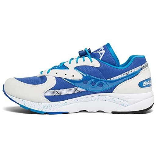 Saucony aya 2, scarpe da ginnastica uomo, bianco (wht/blu/lt blu), 40 eu