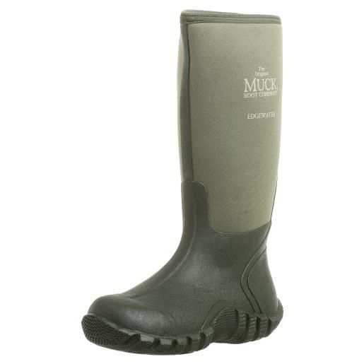 Muck Boots unisex edgewater hi rain boot, moss, 10 uk