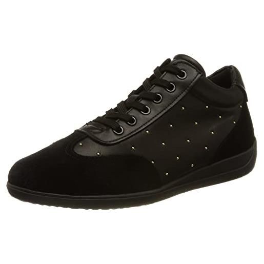 Geox d myria d, sneakers donna, nero (black), 40 eu
