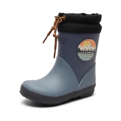 Bisgaard thermo ii, rain boot, blu, 27 eu