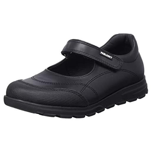 Pablosky 334210, scarpe da ginnastica basse bambina, nero (nero nero), 28 eu