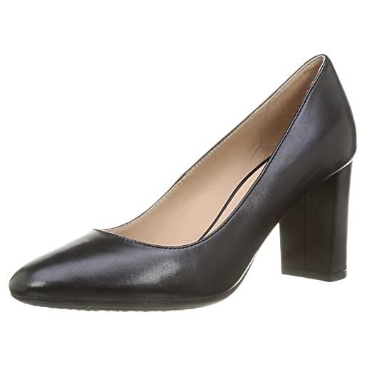 Geox d pheby 80 e, scarpe donna, nero (black c9999), 39.5 eu