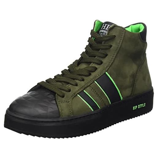 HIP Shoe Style h1943, scarpe da ginnastica, verde, 33 eu