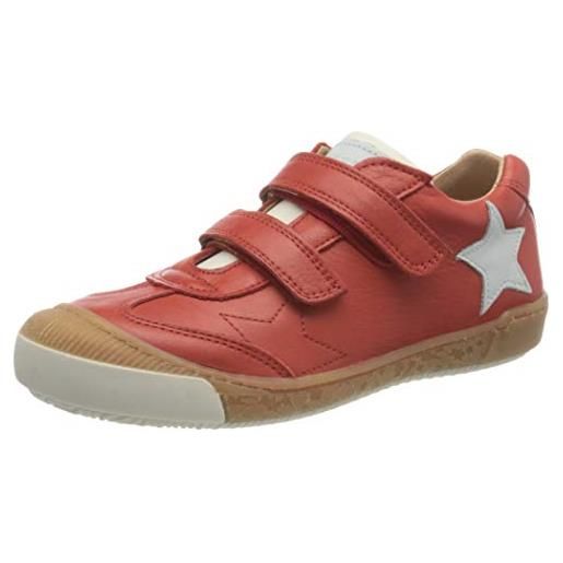 Bisgaard jenna, scarpe da ginnastica bambina, rosso, 25 eu