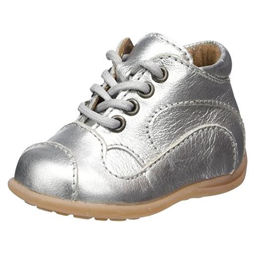Bisgaard lauflernschuhe, scarpe da ginnastica bimba 0-24, argento 01 argento, 18 eu