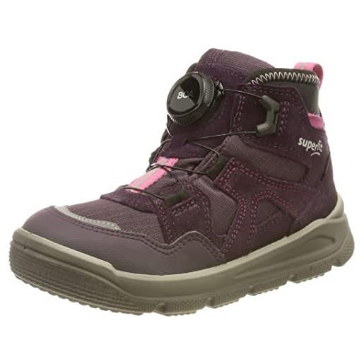 Superfit mars sneaker ragazze, porpora/rosa (purple/pink 8500), 28 eu