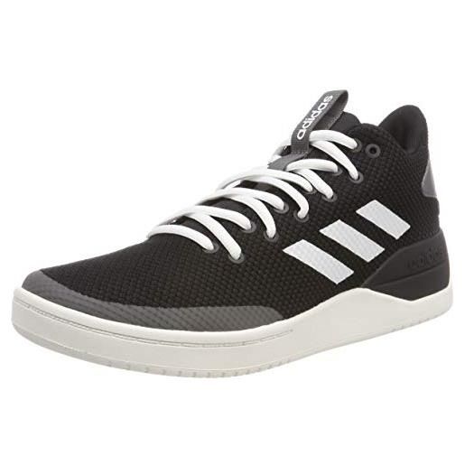 adidas bball80s, scarpe da basket uomo, nero (cblack/ftwwht/grefiv cblack/ftwwht/grefiv), 42 eu