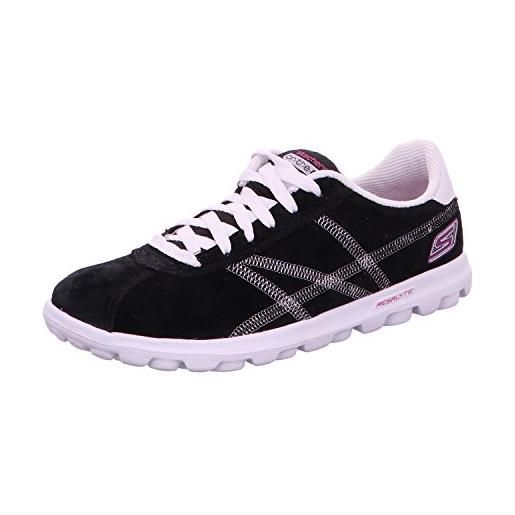 Skechers on-the-go sutra, sneaker donna, nero (schwarz (bkw)), 41 eu