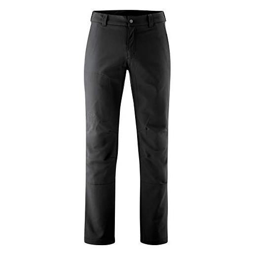 Maier sports - pantaloni outdoor da uomo herrmann, uomo, outdoorhose herrmann, black, 52