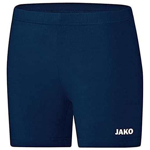 JAKO indoor tight 2.0, pantaloni sportivi da calcio uomo, blu marino, 42