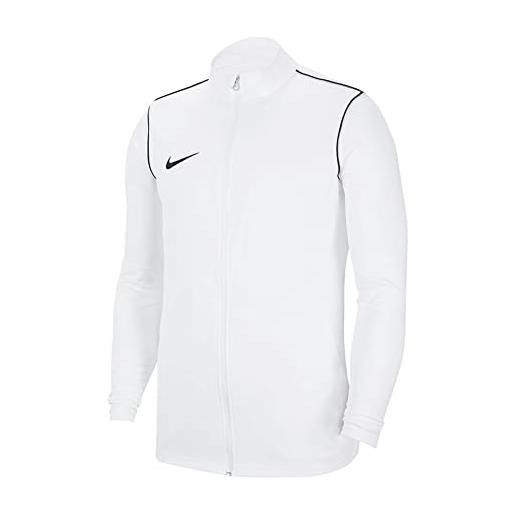 Nike park20 track jacket - giacca sportiva da bambino, colore: bianco/nero/nero (black), s