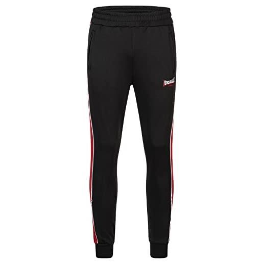 Lonsdale tolvaddon, pantaloni della tuta uomo, nero (black/red/white), l