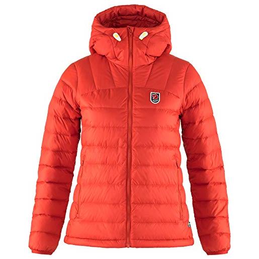Fjallraven expedition pack down hoodie w, giacca donna, true red, s