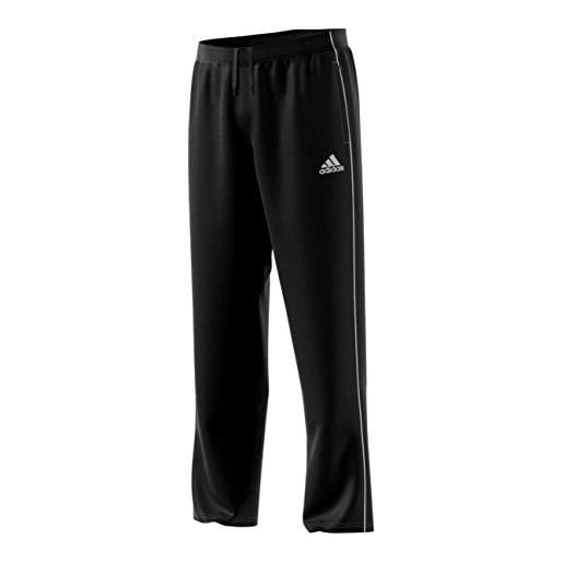 adidas core18 presentation pants, pantaloni unisex-adulto, nero (nero/bianco), 116