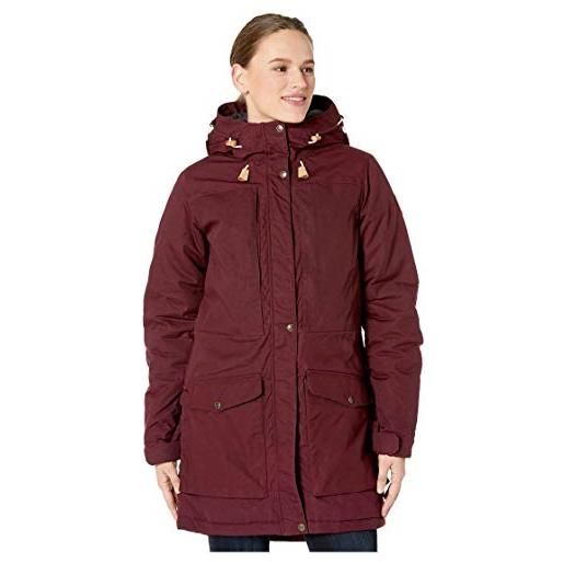 Fjällräven singi wool padded parka w giacca sportiva, donna, deep forest, s