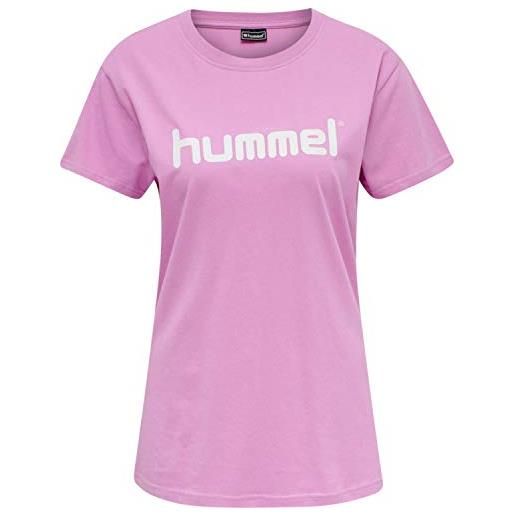 hummel hmlgo cotton logo t-shirt woman s/s color: black_talla: m