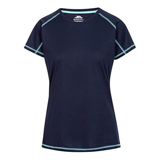 Trespass viktoria - maglietta da donna ad asciugatura rapida, donna, fatotso10007_na1xxl, marina militare, xxl