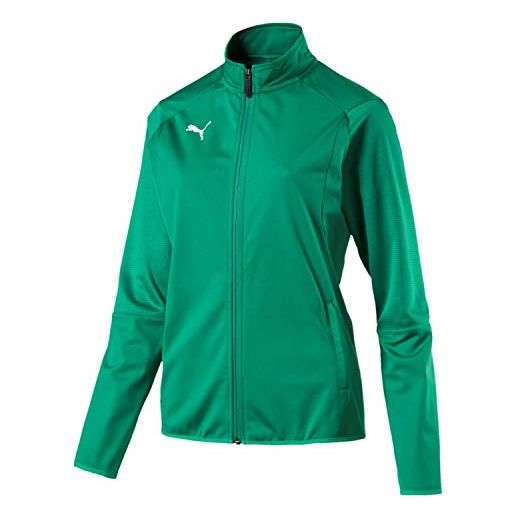 Puma liga training jacket w, giacca tuta donna, pepper green/white, s