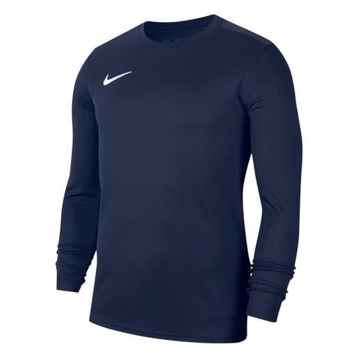 Nike dry park vii, maglia a maniche lunghe uomo, blue/white, l