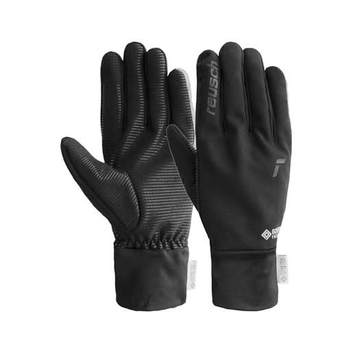 Reusch gore-tex infinium 7702 - guanti multisport unisex, taglia m, colore: nero/argento