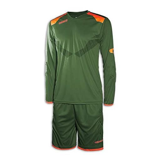 GEMS ch01-3124 kit denver tuta da ginnastica verde xxxs