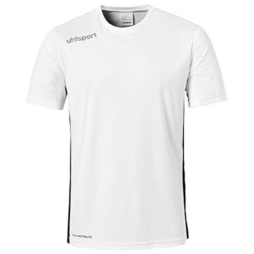 uhlsport essential trikot ka, maglietta uomo, fluo arancio/nero, 140.0