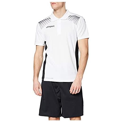 uhlsport uomo goal polo shirt, uomo, goal polo shirt, azurblau/marine, 164