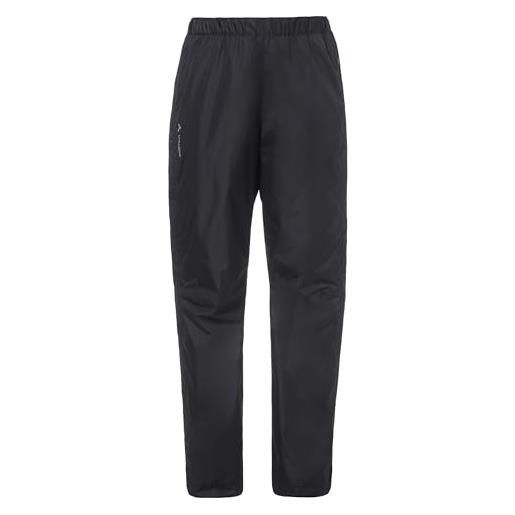 Vaude fluid pantaloni da donna con cerniera, nero (black), taglia produttore 44