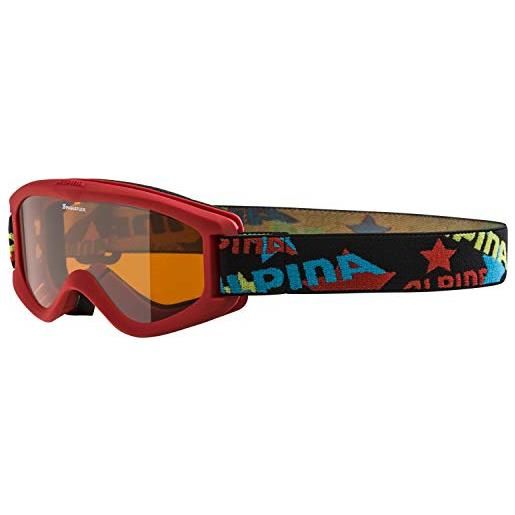 ALPINA carvy 2.0, occhiali da sci unisex-youth, black, one size