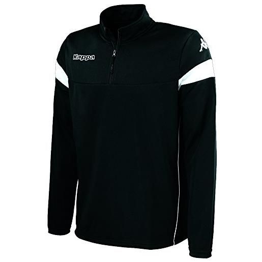 Kappa novare sweat felpa da allenamento, da uomo, uomo, 304ipj0, nero/blu/bianco, 3xl