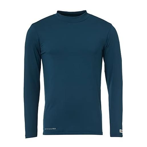 uhlsport bambini distinction colors base layer shirt, bambini, 100307818, nero, 140