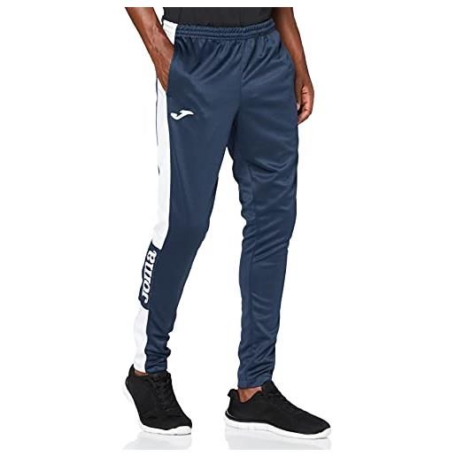 Joma 100761.302. S, 100761.302-pantaloni uomo, navy men's, blu marino/bianco, s