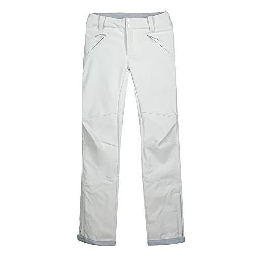 Columbia roffe ridge iii, pantaloni da sci, donna, bianco (white), 18 r